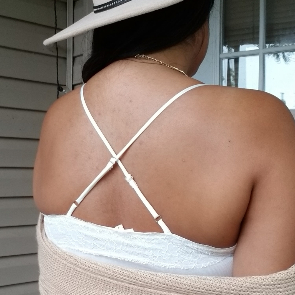 AFTERGLOW WHITE LACE CAMI TOP - Picture 7 of 10